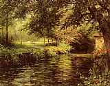 Louis Aston Knight Wall Art - A Sunny Morning At Beaumont-Le-Roger